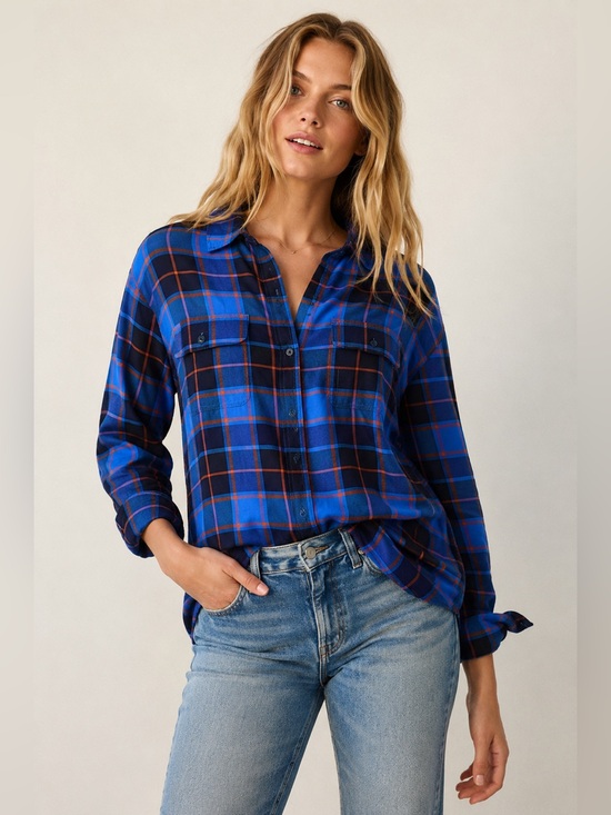 Patagonia Tops - Patagonia Featherstone Shirt Blue Plaid